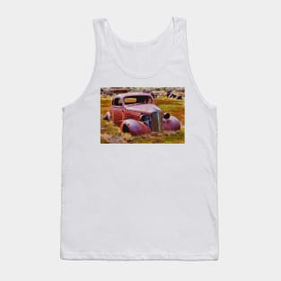 Old rusty car Bodie Ghost Town Tank Top